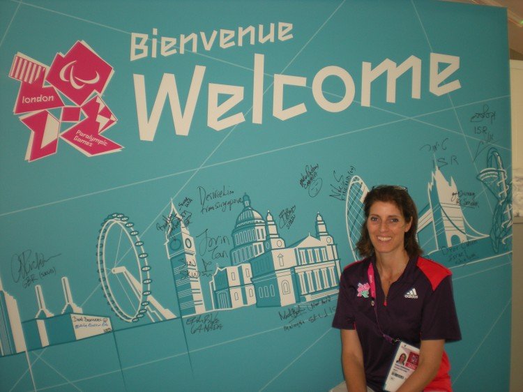 Barbara Sherringham at the Olympics medical team